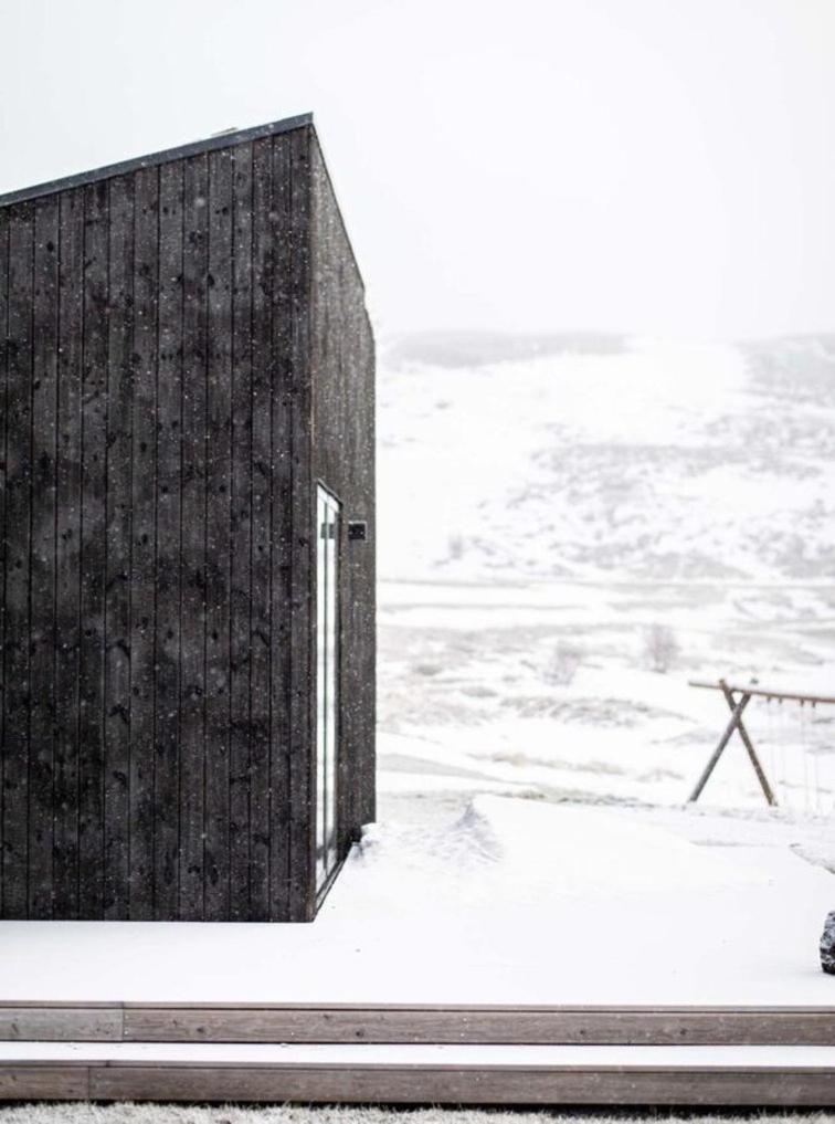 Aska, Modern Cabin Leilighet Myvatn Eksteriør bilde